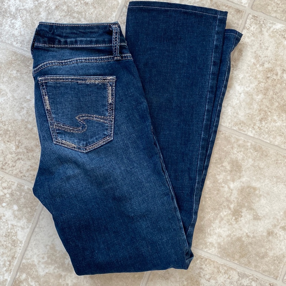 Silver Suki slim boot cut jeans Sz 25